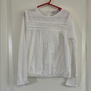 Dex swiss dot lace/embroidered blouse size 6x